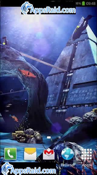 Zamob Atlantis 3D Pro Live Wallpaper