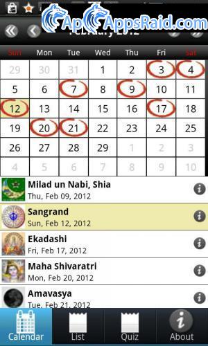 Zamob Desi Calendar