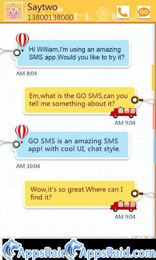 Zamob GO SMS Pro FriendsBook ThemeEX