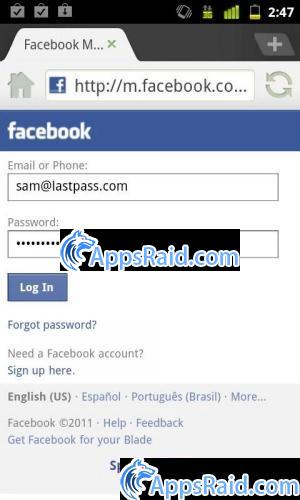 Zamob LastPass for Dolphin Browser