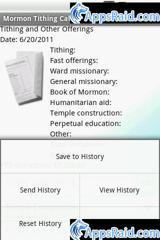 Zamob Mormon Tithing Calculator Free
