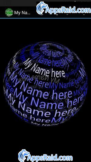 Zamob My Name in 3D Live Wallpaper