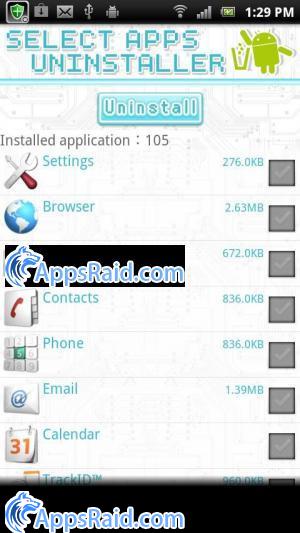 Zamob Select Apps Uninstaller