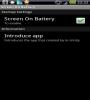 Zamob Screen On Battery Status Bar