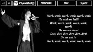 Zamob Rihanna - work (official lyrics ) HD Rihanna Anti