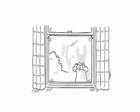 Zamob Window Pain - Simons Cat