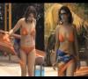 Zamob Akshara in Sexy Bikini at Swimming Pool - Hindi Film Scene