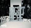 Zamob Justin Bieber - Right Here (Lyric Video) ft. Drake