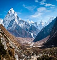 Zamob Ama Dablam Himalaya Mountains