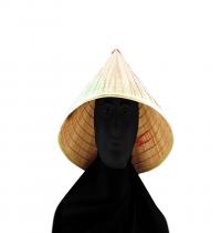 Zamob Chinese Bamboo Pointed Hat