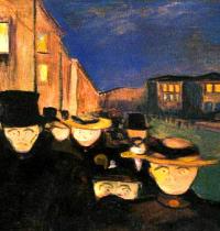 Zamob Edvard Munch Evening on Karl Johan Street