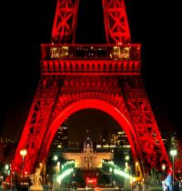 Zamob Eiffel Tower at Night