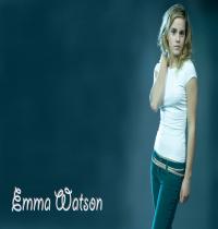 Zamob Emma Watson in Blue Jeans Wide