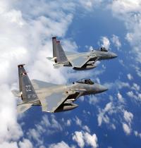 Zamob F 15C Eagles flies Over...