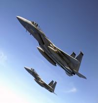 Zamob F 15 Eagles Fly Over the...