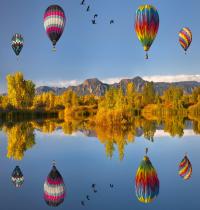 Zamob Flying Air Ballons Reflections