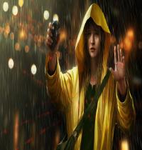 Zamob Girl in Rain
