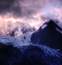 Zamob Glacier Sunrise
