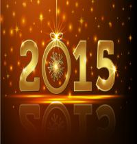 Zamob Happy New Year 2015 Gold