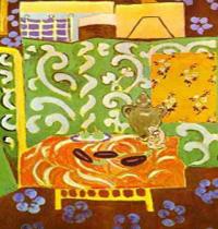 Zamob Henri Matisse Interior in Aubergines