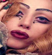 Zamob Lady Gaga Clown Makeup
