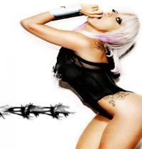 Zamob Lady Gaga With Tatto