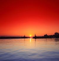 Zamob Port Sunset