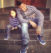 Zamob Psquare Peter Okoye With Son