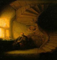 Zamob Rembrandt Van Rijn The Philosopher in Meditation