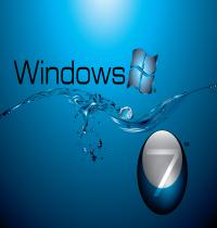 Zamob Windows 7 in Water Flow